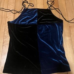 Velvet Colorblock Cami Top